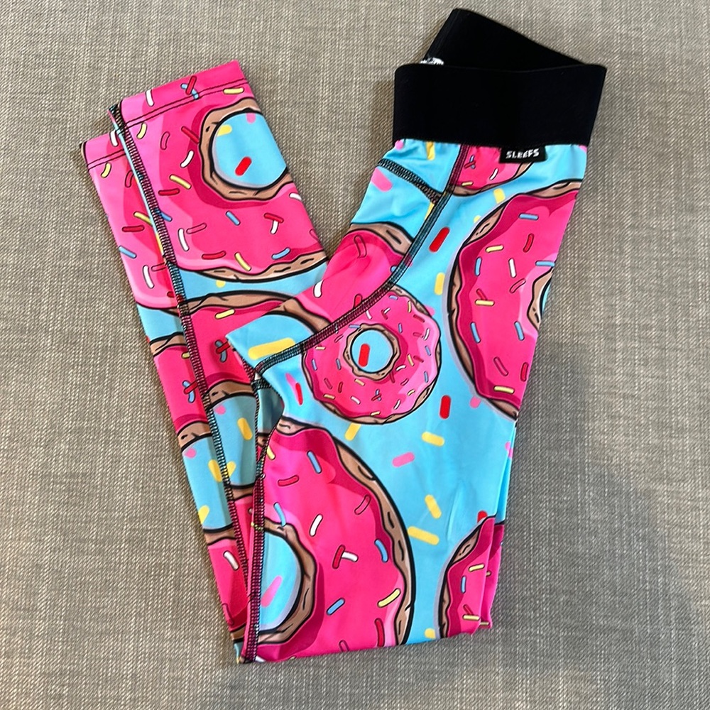 Sleefs Youth Large Donuts Leggings